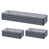 Raised Garden Bed Rectangular Planter Box - 240X80X45cm