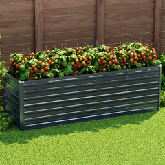 Raised Garden Bed Rectangular Planter Box - 320x80x77cm