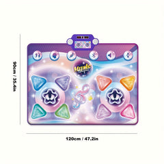 Kids Dance Mat Double Player Interactive Music Game