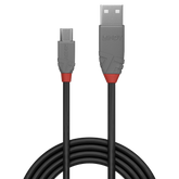 LINDY .5m USB2 A-Micro-B Anthra Line