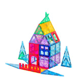 48 Pcs non-toxic STEM Educational, Durable Magnetic Tiles/Puzzle with Storage Bag
