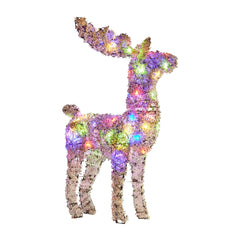 Christabelle 112cm Animated Reindeer Christmas LED Lights Indoor Outdoor Yard Statue Decoration