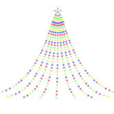 Jingle Jollys 3.8M Christmas Lights Waterfall String Light 340 LED