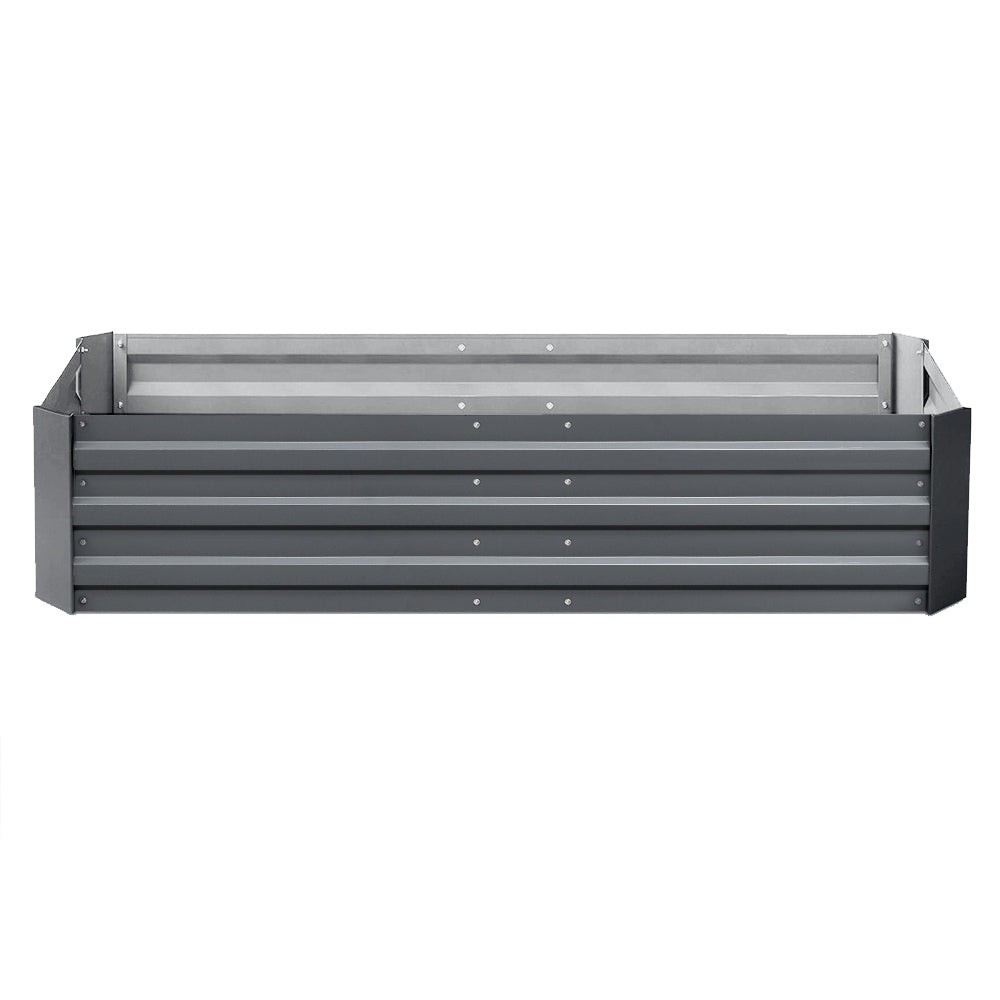 Raised Garden Beds 2of 150x90cm Planter Box Raised Container Galvanised Herb