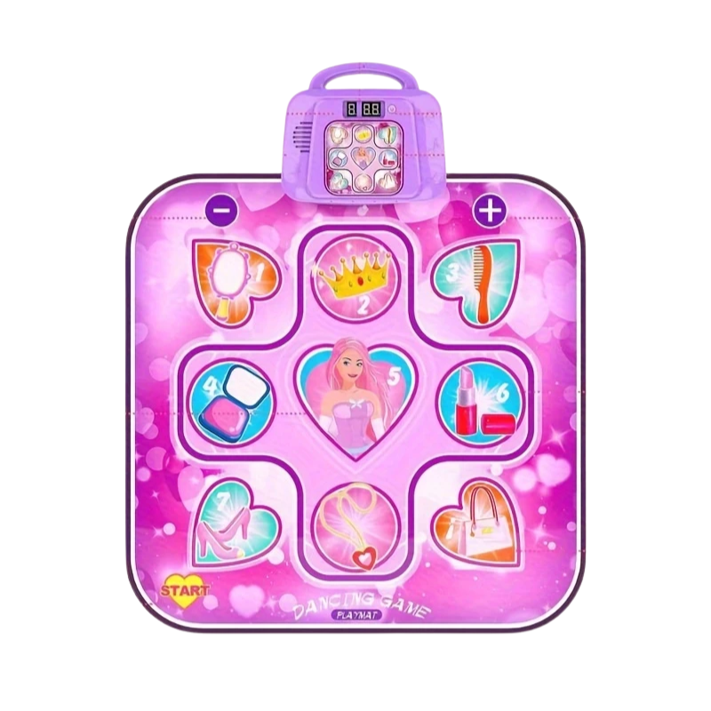 Kids LED Musical Dance Mat with 6 Game Modes