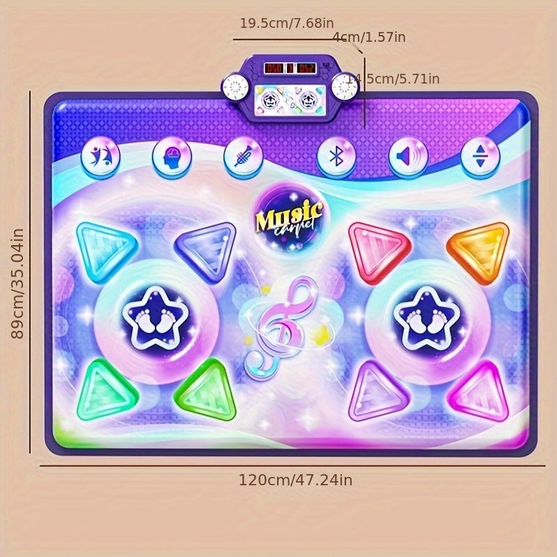 Kids Dance Mat Double Player Interactive Music Game