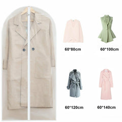 10PCS 60x120cm Transparent Clothes Cover Suit Dustproof Bag