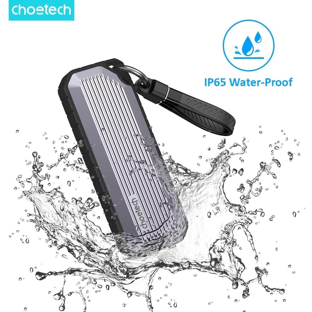 CHOETECH MSE004-GY USB3.2 Chips M.2 NVME / SATA SSD Protocol 10Gbps Transfer Speed Enclosure with IP65 water-Proof and Dust -Proof (Support 8TB Max)