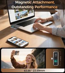 CHOETECH MSE023 Mobile Phone 512GB Portable SSD 10Gbps, Cooling Fan, for Phone Use