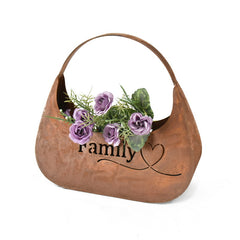 Family' Bag Planter / Decorative Storage 23cm