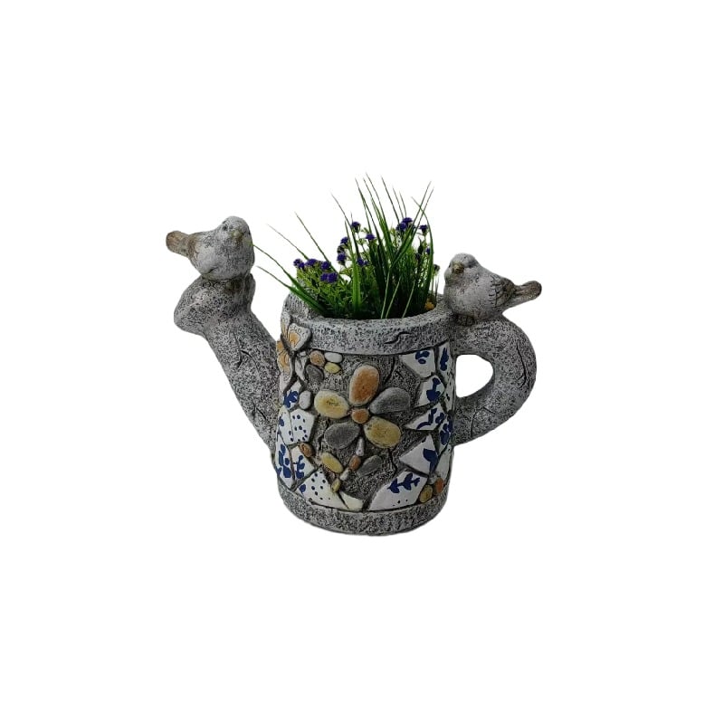 Watering Can / Birds Planter w Hole + Plug 34cm