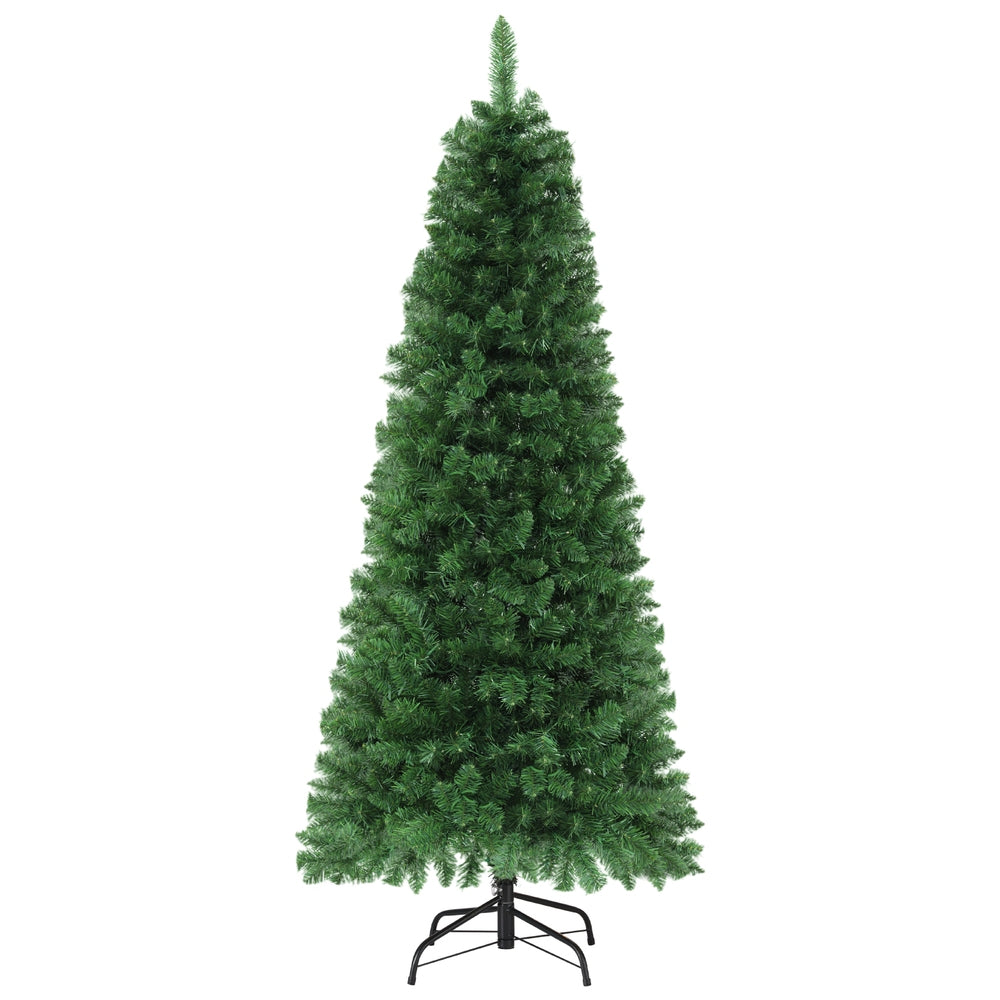 Jingle Jollys 1.8M Pre-lit Christmas Tree 8 Mode Multi Colour 200 LED Light Xmas